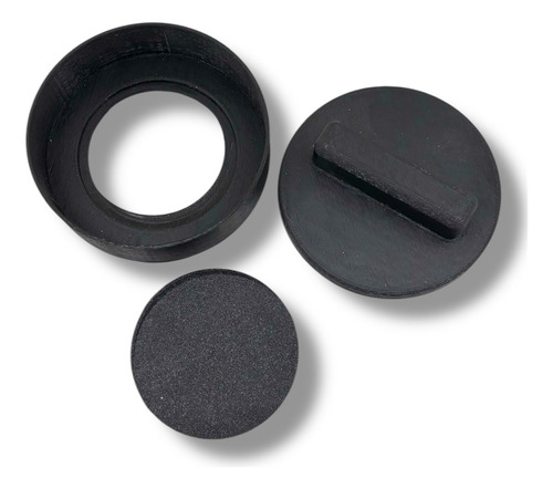 Molde Prensa Hamburguesa Paty Patties Rellenas 11cm Plástico Color Negro