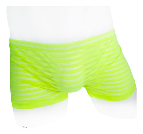 Ropa Interior Hombre Boxer Lineas Horizontal Transparente