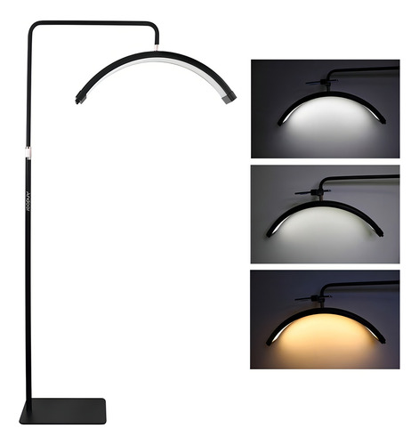 Luminária Meia-lua Em Pedestal Toque De Charme Na Decoração