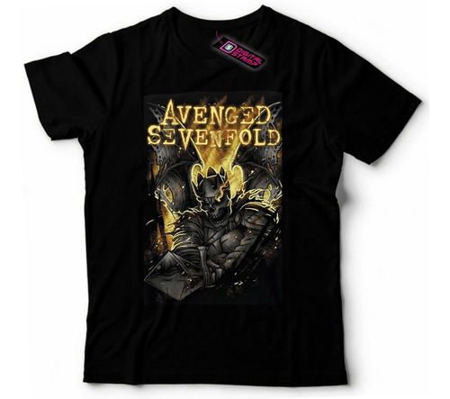 Remera Avenged Sevenfold 2 Heavy Digital Stamp Dtg Premium