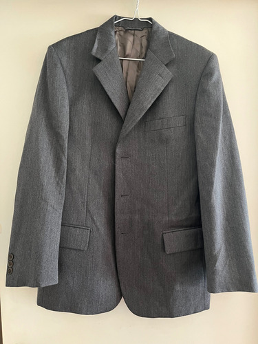 Saco Gris De Pura Lana Virgen. T 50. Marca Flamers. Italia