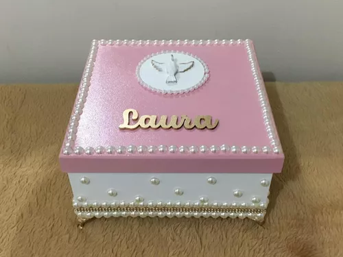 Caixa MDF personalizada - Feitos com Amor