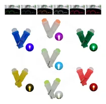 Comprar Kit 10 Focos 1 Led Pellizco T5 2721 Tablero Cluster Tipo Vel