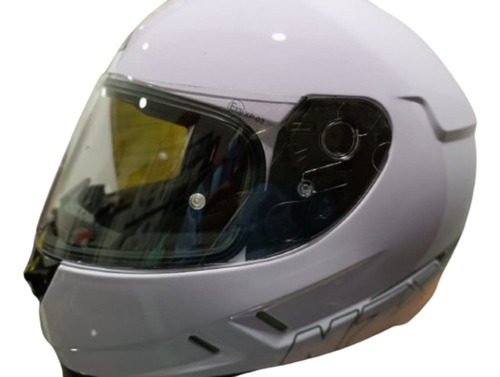 Casco Moto Integral Nzi Blanco M Ece