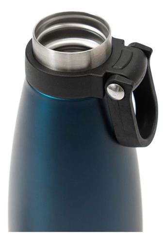 Botella Termica Thermos Tapa A Rosca Y Manija 500ml Azul Noc