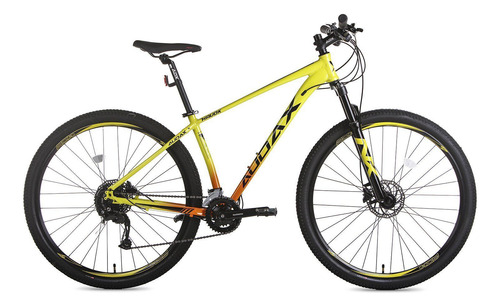 Bicicleta Audax Havok Nx Mtb Shimano 18v Amarelo E Laranja