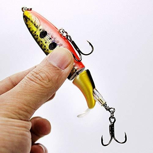 Topwater Set 3.9inch 10cm Floating Rotating Tail Fish Bait