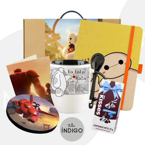 Combo Regalo Baymax / Grandes Héroes / Mugs / Libreta