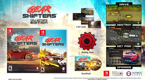 Gearshifters Collector's Edition Nintendo Switch