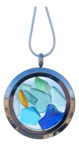 Collar Z Sea Glass Jewelry Sea Glass, Regalo De Cumpleaños F