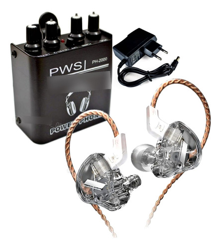 Retorno De Palco Volume Individual Com Fio In Ear Dual Drive