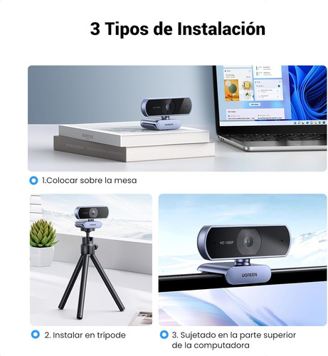 Cámara Web Hd 1080p A30fps Compatible