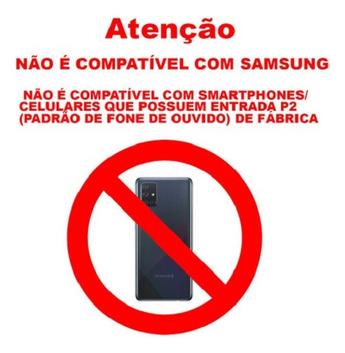 Adaptador Tipo C Para P2 Fone Com Entrada Para Carregamento