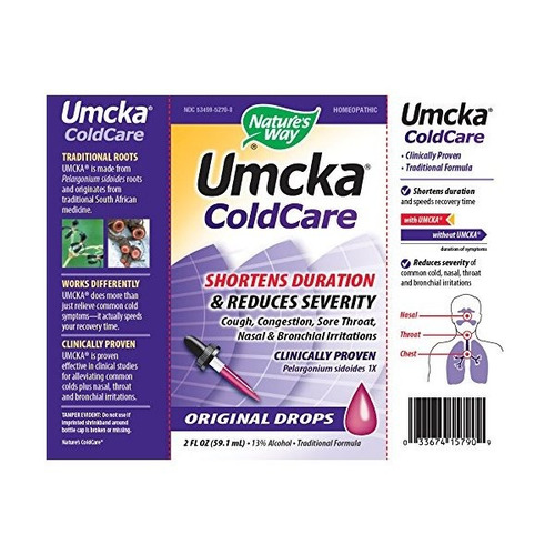 Camino De La Naturaleza Umcka Original Gotas, 2 Onza