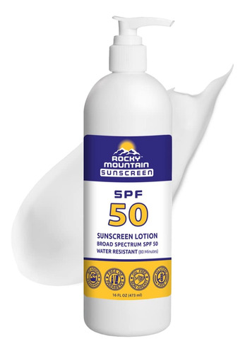 Rocky Mountain Sunscreen - Locion Spf 50 Reef Safe - Protecc