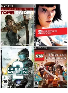 Lego Piratas Del Caribe + Tomb Raider + Extra Juegos Ps3