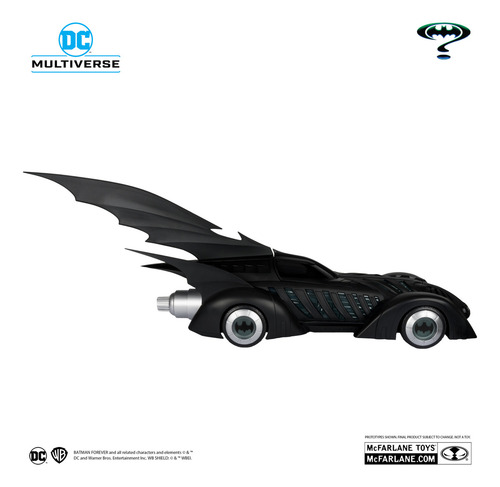 Vehículo Batimóvil Dc Multiverse (Batman Forever) etiqueta dorada McFarlane Toys
