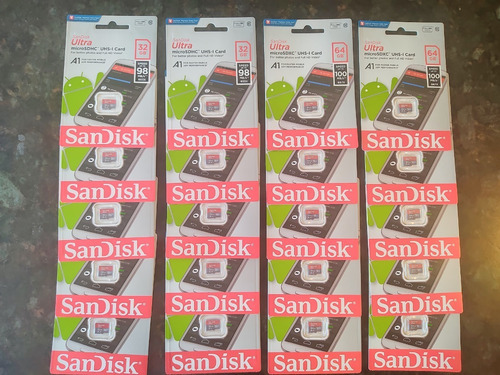 Memoria Microsd Sandisk Ultra 64 Gb Original Alta Velocidad