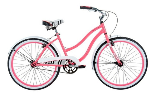 Bicicleta Tipo Cruiser Mujer Rin 24  Coral Huffy 24435y