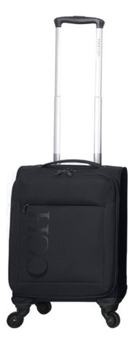 Valija Cecchini Soft Chica 18 Cabina Low Cost Carry On De M Color Negro