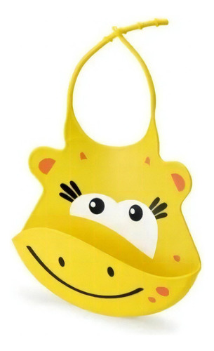 Babador Para Bebe Girafa De Silicone Silybib Multikids Baby Cor Girafa BB043 Animais