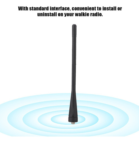 Antena De Látigo Uhf Kra27 400-470mhz Para Kenwood Radio Tk3