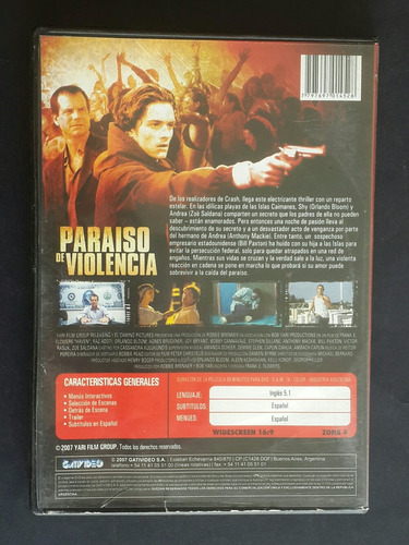 Paraiso De Violencia - Dvd Original - Los Germanes (Usado)