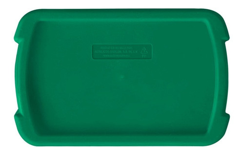 4 Pack Bote De Basura Rectangular 4l Color Verde