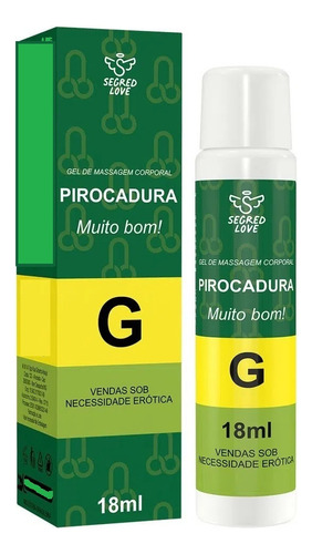 Retardante Masculino Pirocadura E Gel Beijável Nabucetim Sabor Morango