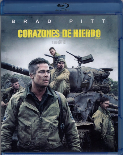 Corazones De Hierro Fury Brad Pitt  Pelicula Blu-ray