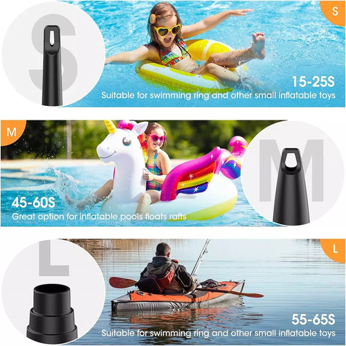 Llenador De Colchones Inflador De Boyas Para Piscina Con Bom