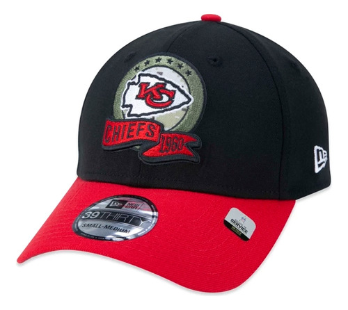 Bone New Era 3930 Aba Curva Kansas City Chiefs Nfp23bon150