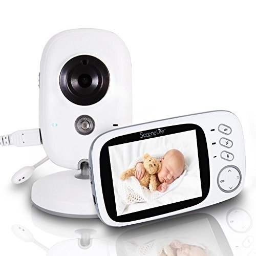 Monitor Para Bebés Video Y Audio Con Medidor De Temperatura