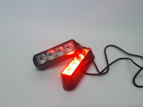 Imagen 4 de 7 de Estrobos (2) De 4 Leds 4w Azul Rojo Blanco Rzr Can Am Cuatri