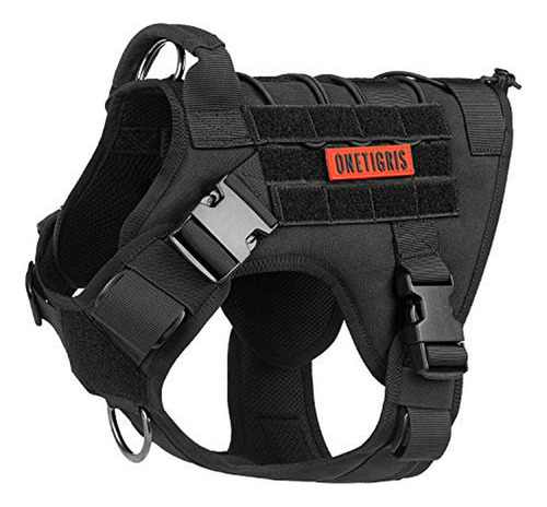 Arnés Táctico Para Perros - Fire Watcher Vest (negro, Median