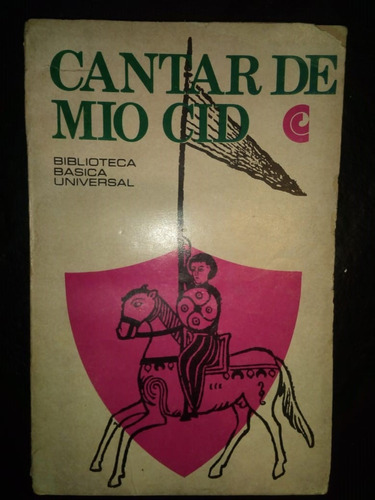 Libro Cantar De Mío Cid 