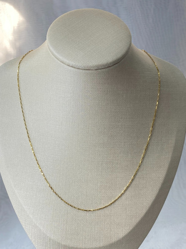 Colar, Em Ouro Amarelo 18k, 40cm, Peso: 1gr, Ref: T4765