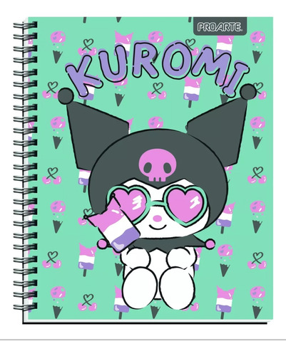 5 Cuadernos Universitarios Kuromi & Hello Kitty 100 Hojas