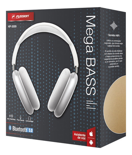 Audifonos Bluetooth/input Con Asistente De Voz