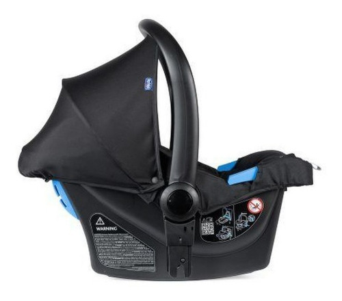 Imagen 4 de 4 de Chicco kaily Cadeirinha Auto Kaily Com Base Black - Liso - Negro