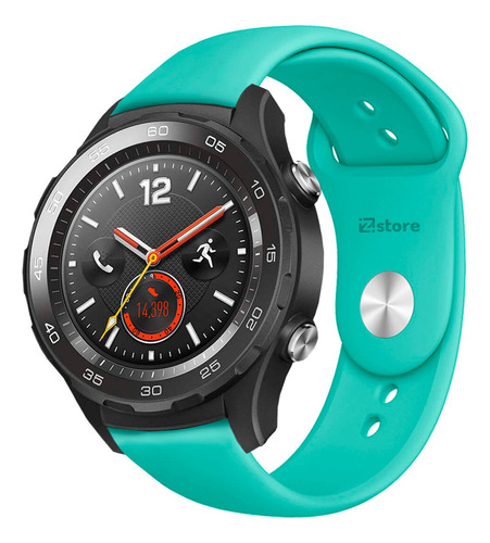 Correa Compatible Con Huawei Watch 2 Classic Verde Esmeralda