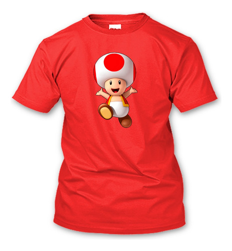 Playera Toad Personaje Mario Bros Todas Las Tallas