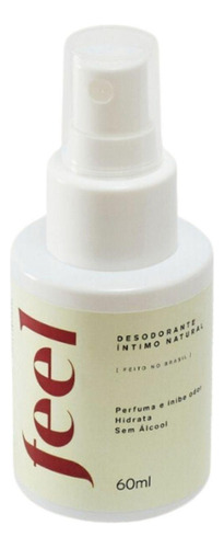 Desodorante Feminino Intimo Virilha Pelvic Natural Feel 60ml