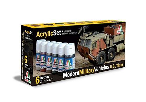 Italeri 510000442 Acrílico Conjunto Moderno Vehículo Militar