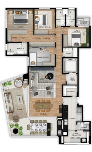 Imagem 20 de 20 de Apartamento À Venda No Bairro Vila Madalena - São Paulo/sp - O-18525-30921