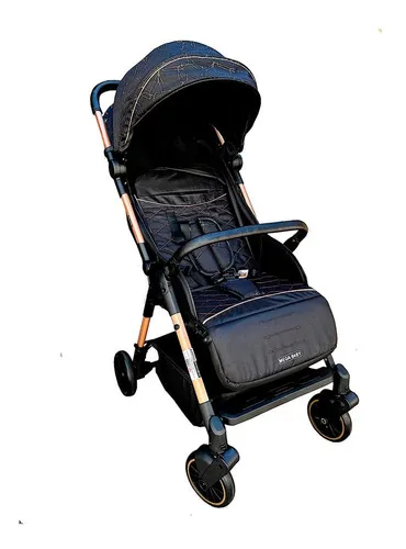 comprar Coche Cuna Bebé Mega Baby Aria Ultraliviano Y Compacto Color Negro