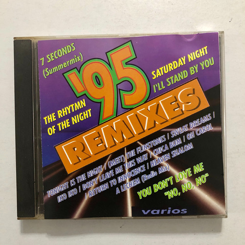 Cd Remixes '95 Saturday Night Tonight Is Night