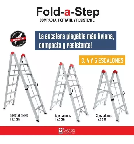 Escalera Plegable Fold A Step 3 Peldaños