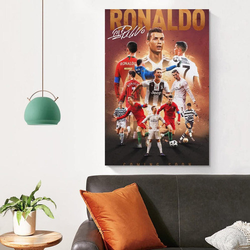 Póster De Lona Impresa De Cristiano Ronaldo De 30x45cm