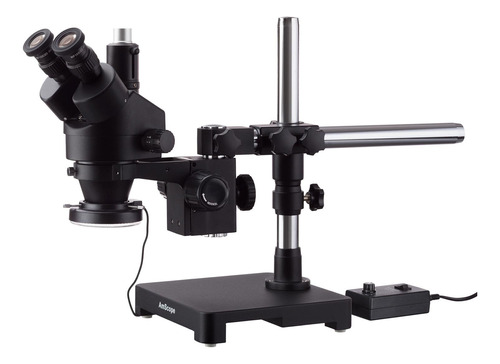 Amscope Microscopio De Zoom Estéreo Trinocular Negro 7x-45.